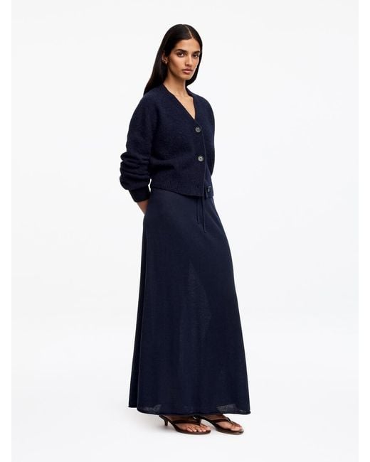 ARKET Blue Knitted Skirt