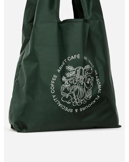 ARKET White Café Packable Tote for men