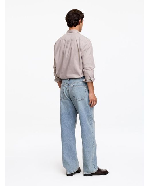 ARKET Blue Mist Wide Jeans for men