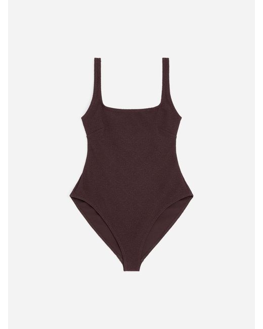 ARKET White Structured Swimsuit