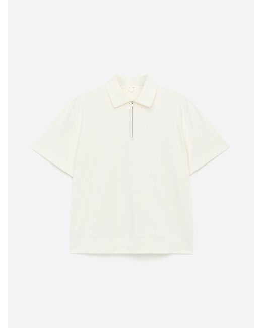 ARKET Poloshirt Mit Kurzem Reißverschluss in White für Herren