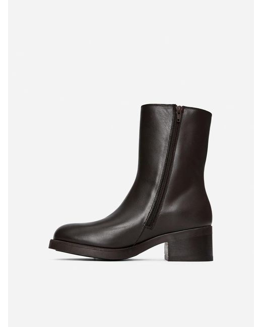 ARKET Blue Chunky Ankle Boots