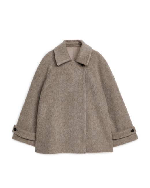 ARKET Gray Wool Blend Coat