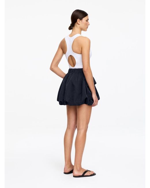 ARKET Blue Mini Bubble Skirt