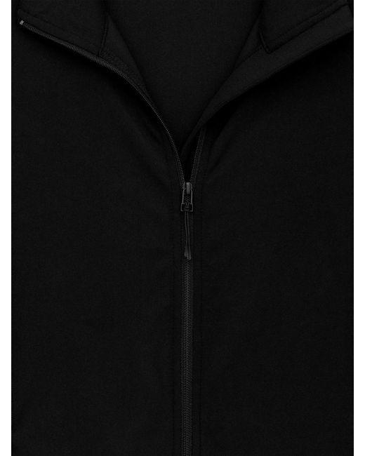 ARKET Black Soft Stretch Zip Jacket