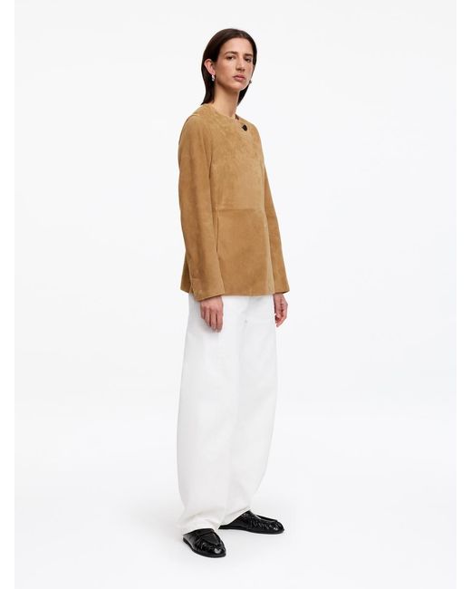 ARKET Natural Suede Jacket
