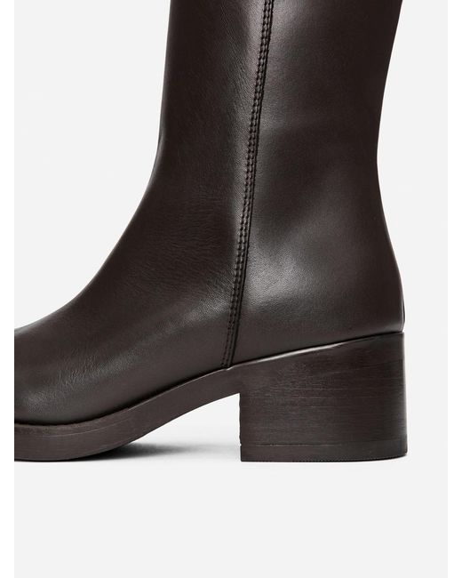 ARKET Blue Chunky Ankle Boots
