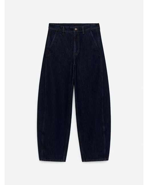 ARKET Black Barrel-Leg Jeans