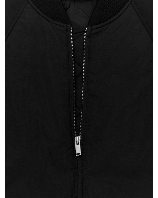 ARKET Black Upcycled Down Cropped Jacket
