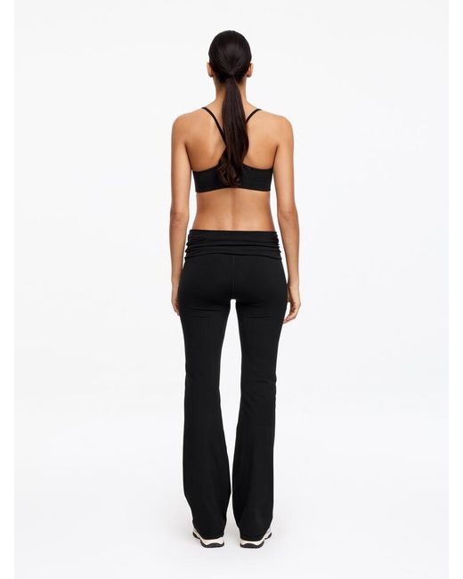 ARKET Black Flared Leggings