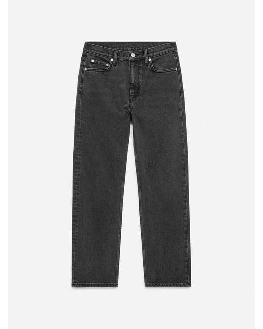 ARKET Black Jade Cropped Slim Jeans