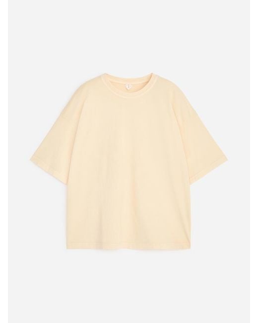 ARKET Natural Oversized T-Shirt