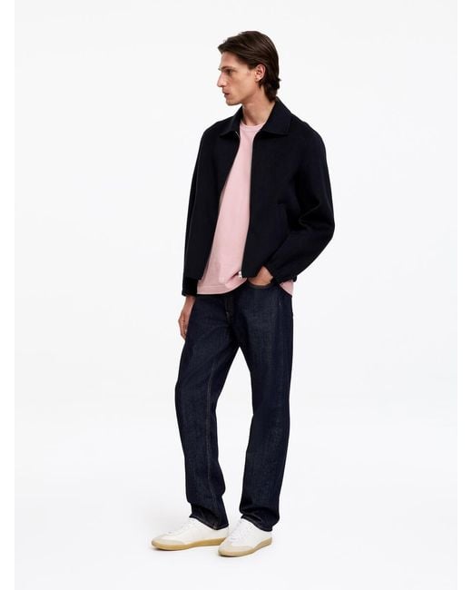 ARKET Pink 220 Gsm Relaxed T-Shirt for men