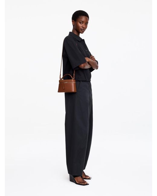 ARKET Brown Leather Crossbody Bag