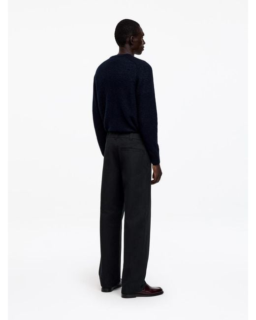ARKET Blue Wide-Fit Workwear Chinos for men