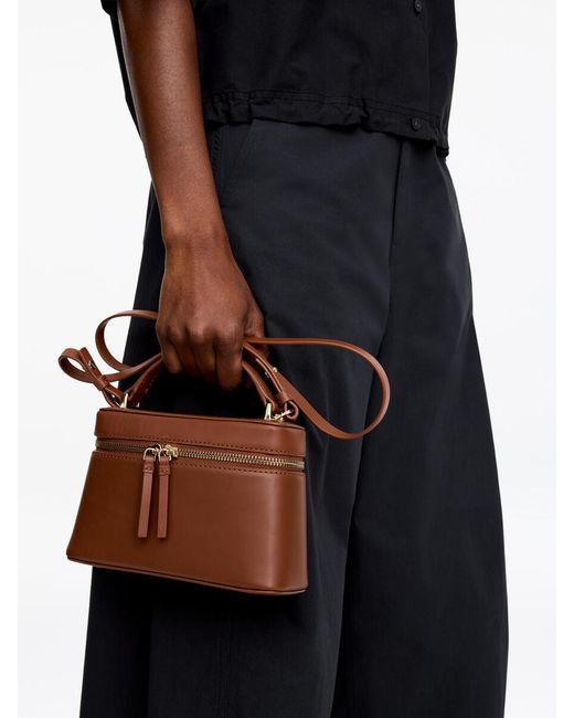 ARKET Brown Leather Crossbody Bag