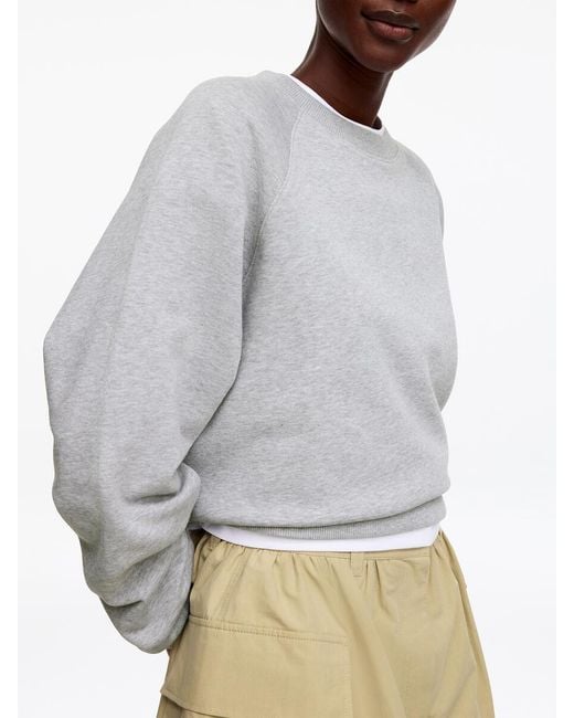 ARKET Gray Terry Sweatshirt