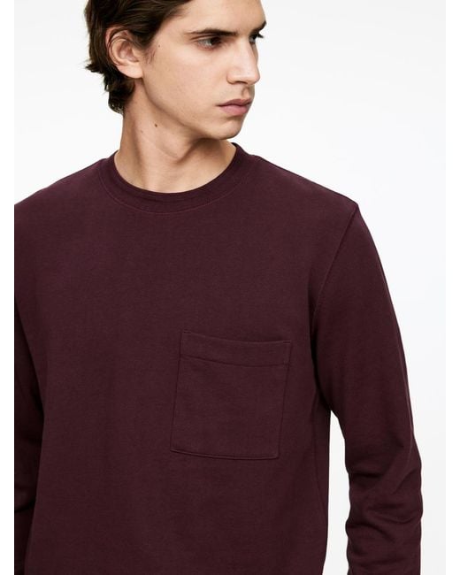 ARKET Gerades Sweatshirt in Purple für Herren