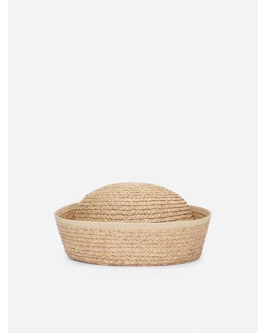 ARKET Black Straw Hat