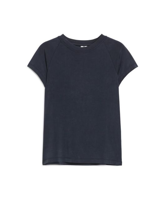 ARKET Blue Cupro-T-Shirt