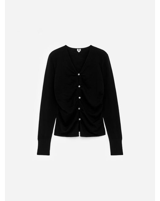 ARKET Black Merino Wool Top