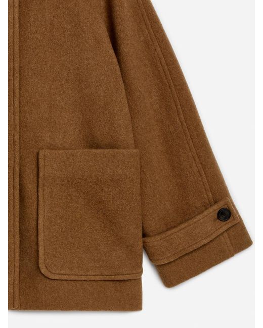 ARKET Brown Wool-Blend Jacket