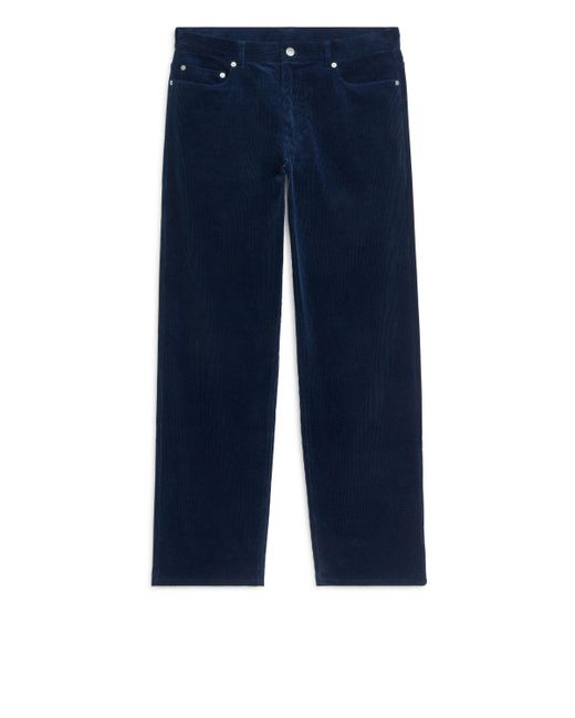 ARKET Blue Corduroy Trousers for men