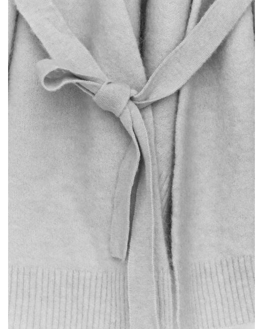 ARKET White Alpaca-Wool Blend Cardigan