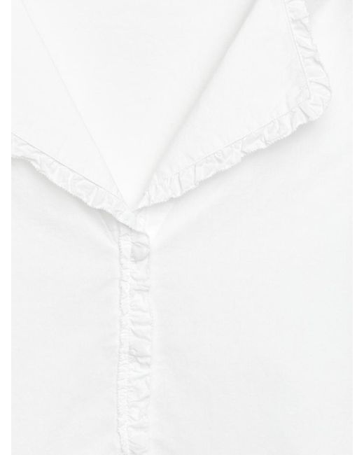 ARKET White Frill Blouse