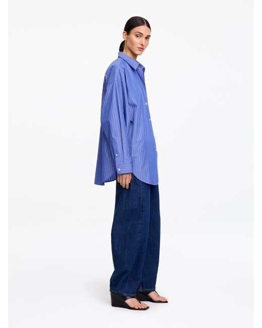 ARKET Blue Oversized Shirt