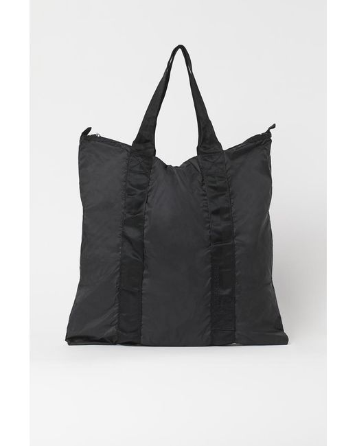 ARKET Black Packable Tote