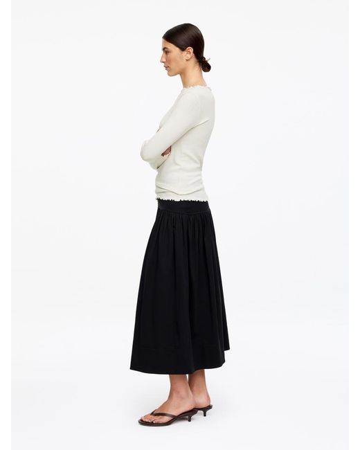 ARKET White Boat-Neck Top