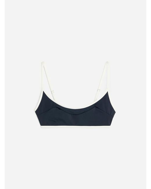 ARKET White Contrasting Bikini Top