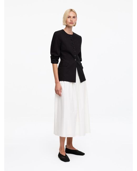 ARKET White Knitted Ballerinas