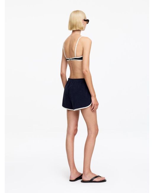 ARKET Blue Towelling Shorts