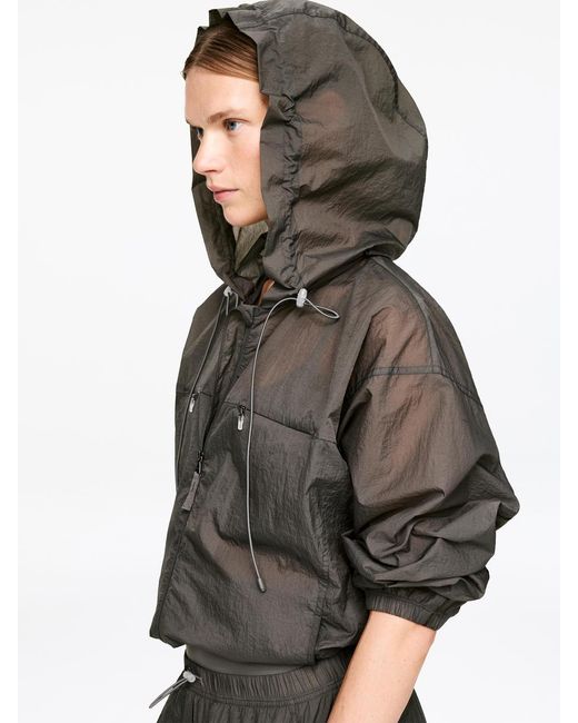 ARKET Gray Ripstop Windbreaker