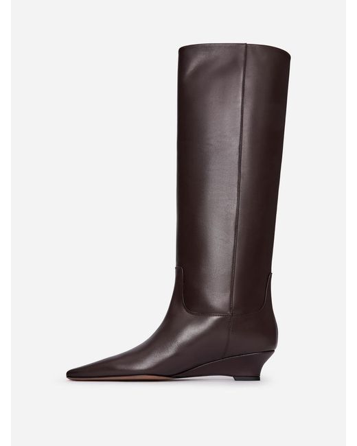 ARKET Black Leather Boots
