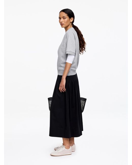 ARKET White French Terry Sweatshirt