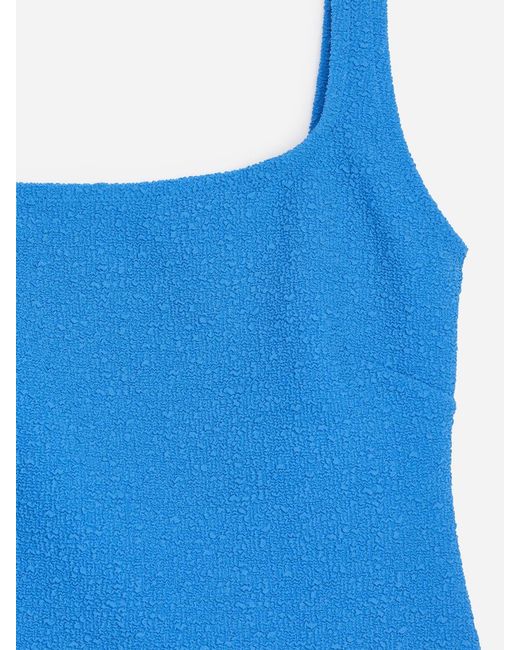 ARKET Blue Structured Swimsuit
