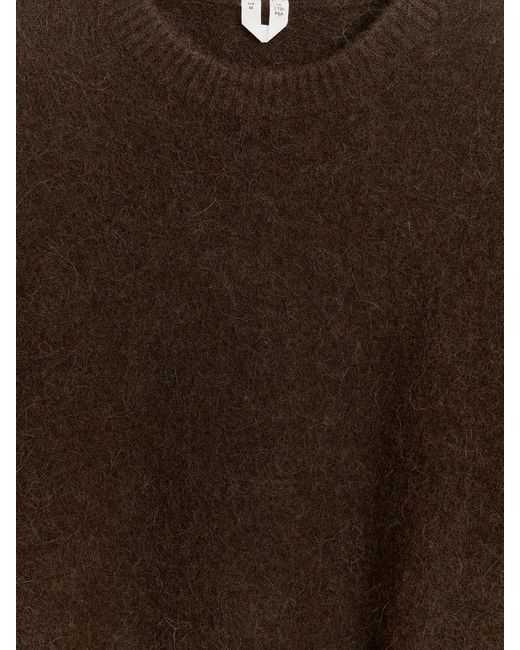 ARKET Brown Alpaca-Wool Blend Jumper
