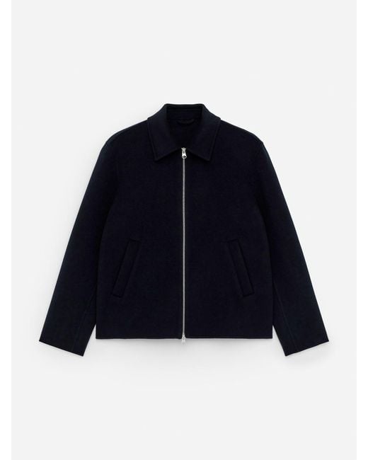 ARKET Blue Doublé Wool-Blend Jacket for men