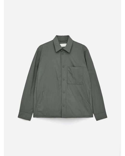 ARKET Green Light-Padded Overshirt for men