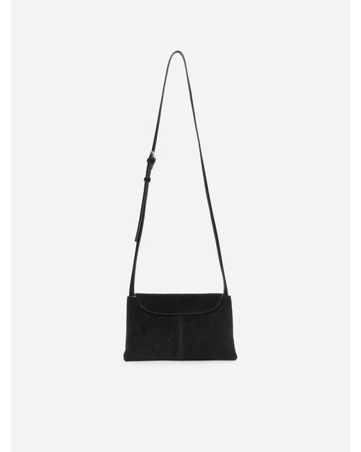 ARKET Natural Split Suede Crossbody Bag