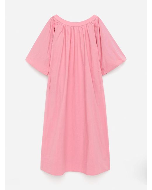 ARKET Pink Kleid Mit Ballonärmeln