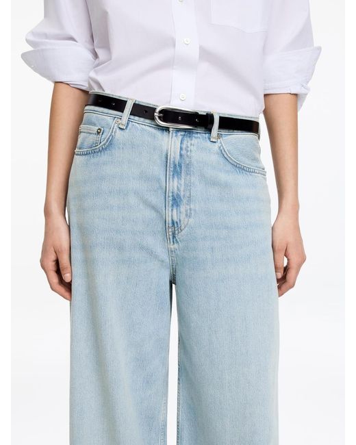 ARKET Blue Cedar Oversized Wide Jeans