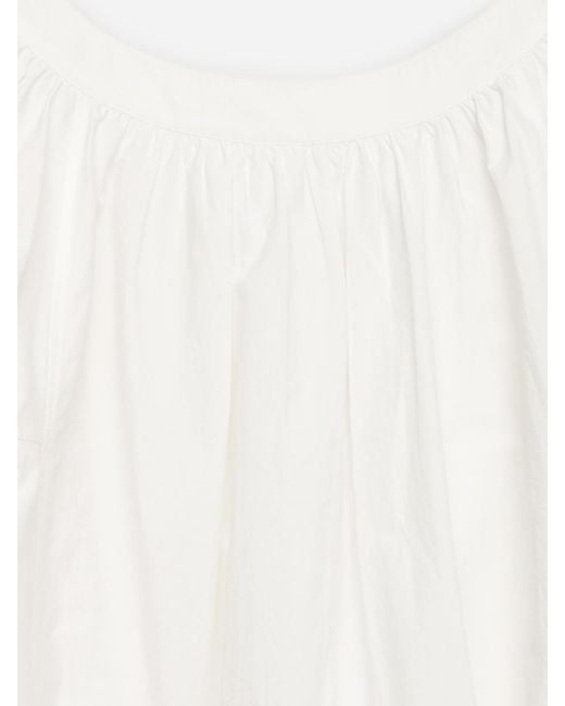 ARKET White Balloon-Hem Top