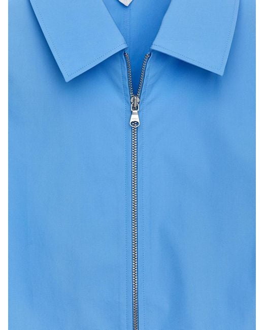 ARKET Blue Zip Shirt