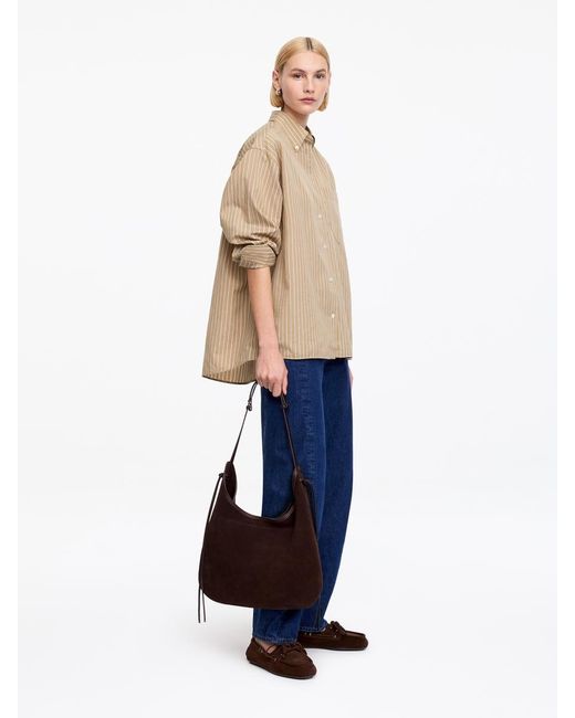 ARKET Natural Cotton-Silk Shirt