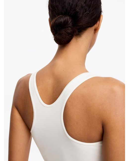 ARKET White Racerback Bodysuit