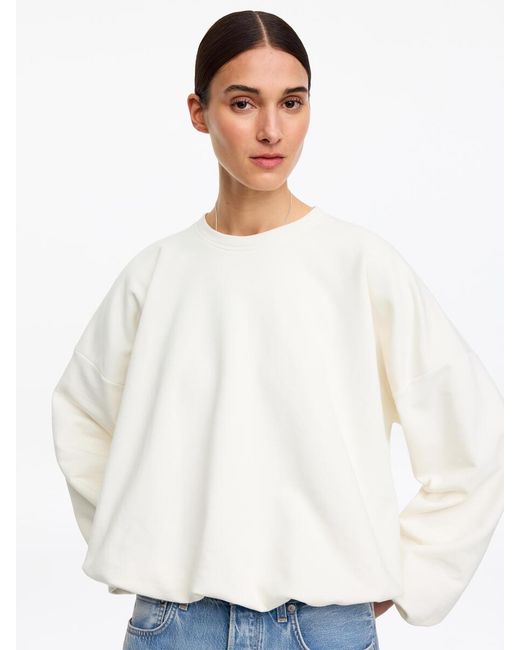 ARKET White Balloon Sweatshirt
